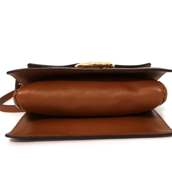 Chloe Faye Small Shoulder Bag Tobacco Suede - Picture 4 of 13